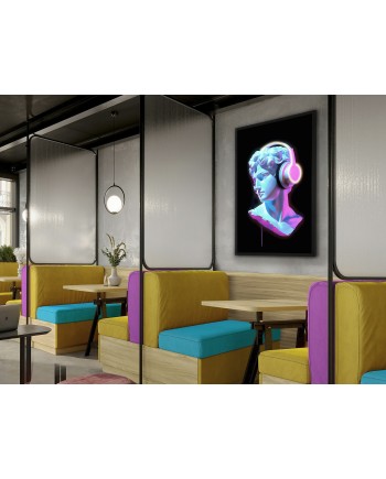 BUSTO COLOR-CUADRO LUZ LED 80X120